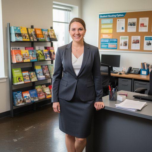 Studierende beim Lernen in einer hellen und modernen Wohnung.