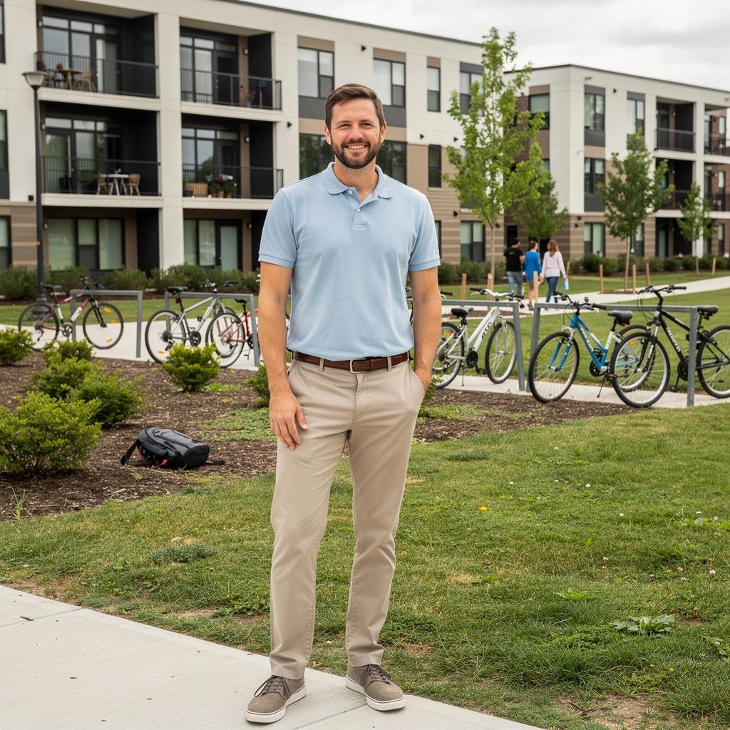 Studierende genießen die Freizeit in einem nahegelegenen Park.